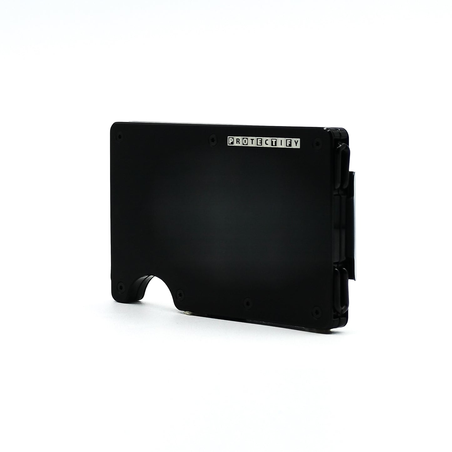 Jet Black Slim Wallet