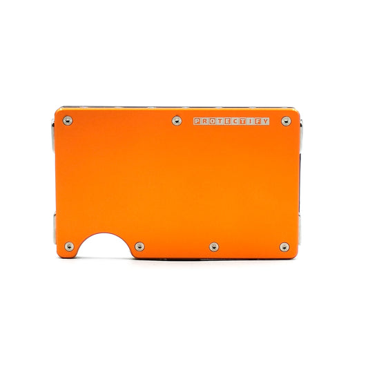 Sunset Orange Slim Wallet